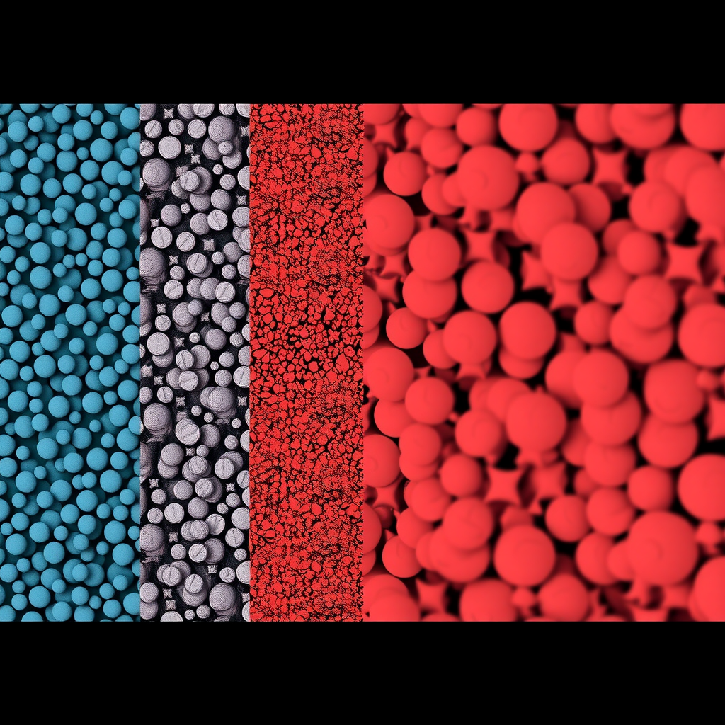 Visualization of diffusion model denoising process showing progressive transformation from random noise through intermediate noisy states to final coherent video frames with temporal consistency